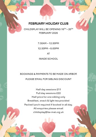 Holiday club - February 2026
