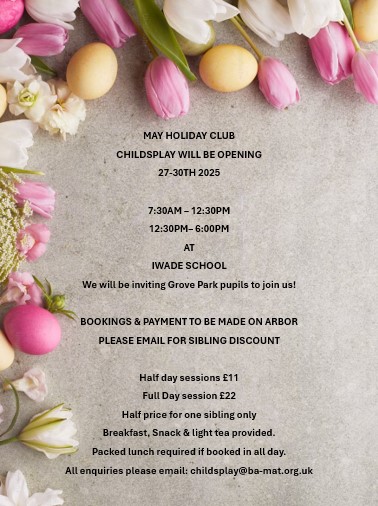 Childsplay holiday club poster